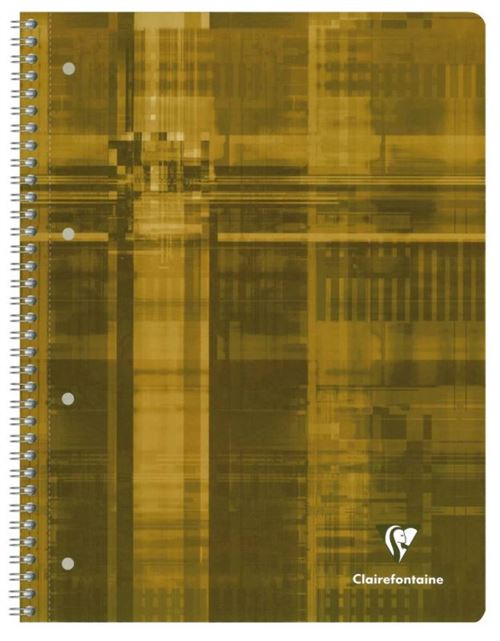 Clairefontaine 8252C Cahier Reliure Intégrale 22,5 X 29,7 160 Pages Quadrillé Coloris Assortis