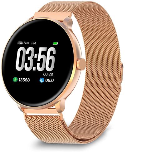 Montre Connectée Chronus W70 IP67 Étanche Fitness Tracker-Or-Chronus