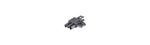 Bachmann Multiplier GST18 - Adaptateur pour prise d'alimentation - tripolaire (M) pour tripolaire (F)