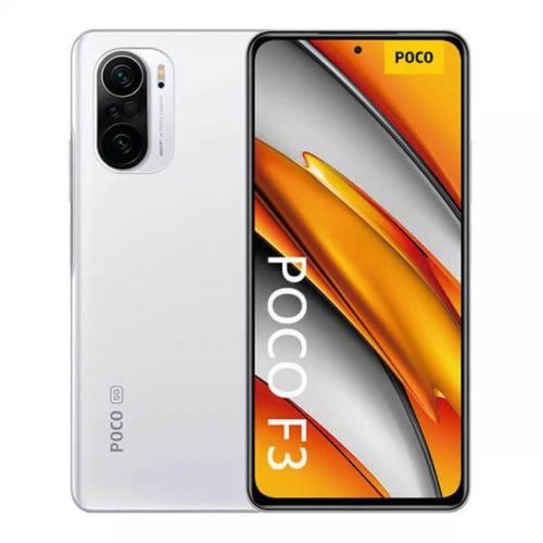 Xiaomi POCO F3 - 5G smartphone - double SIM - RAM 6 Go / Mémoire interne 128 Go - OLED display - 6.67"" - 2400 x 1080 pixels (120 Hz) - 3 x caméras arrière 48 MP, 8 MP, 2 MP - front camera 20 MP - blanc État correct - N/A reconditionné disponible sur Fnac
