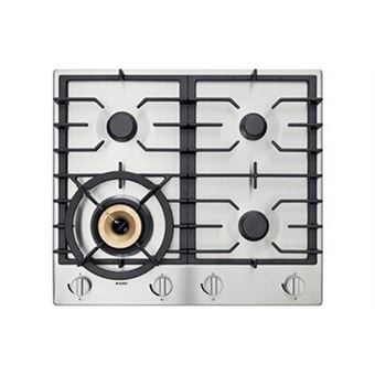 ASKO HG1666SB - Table de cuisson au gaz - 4 plaques de cuisson - Niche - largeur : 56 cm - profondeur : 49 cm - acier inoxydable