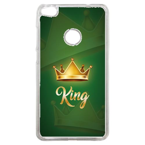Coque King Fond Kaki Compatible P8 2017 Transparent