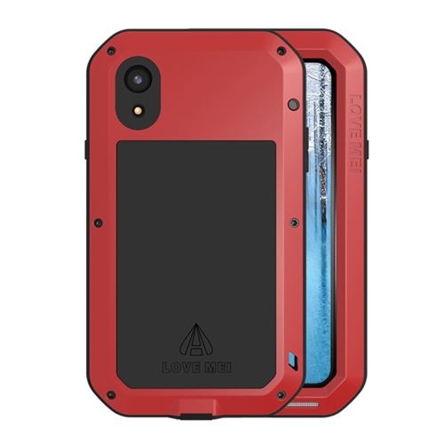 Coque en silicone protection antichoc et antiéclaboussures rouge pour votre Apple iPhone XR 6.1 pouces
