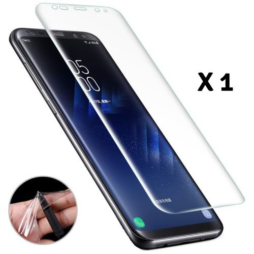Film Protection pour Samsung Galaxy S9 PLUS - Protecteur Ecran en Plastique Incurve Integral Ultra Resistant Anti Rayure Ultra Mince Phonillico®