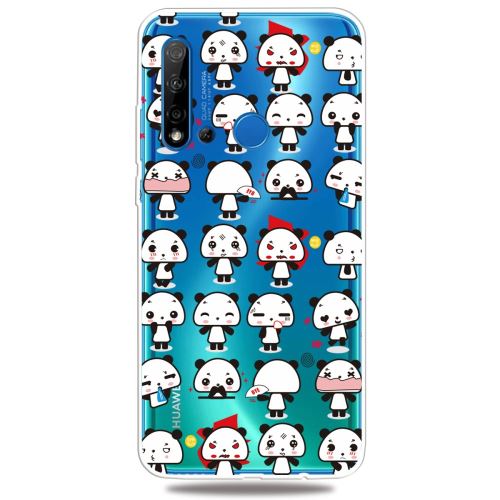 Coque en TPU impression de modèle flexible pandas émotionnels pour votre Huawei P20 lite (2019)/Nova 5i