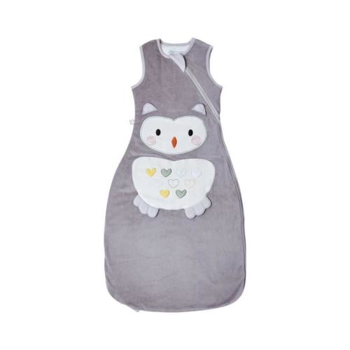 tommee tippee gigoteuse - 18 a 36 mois - tissu léger printemps été - pieds dedans - motif ollie la chouette