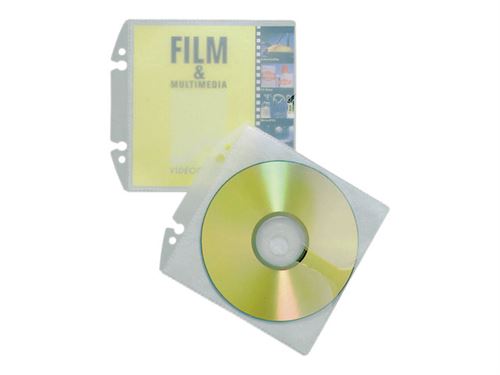 Durable - Cd-portefeuille -capaciteit: 1 CD/DVD (pak van 10)