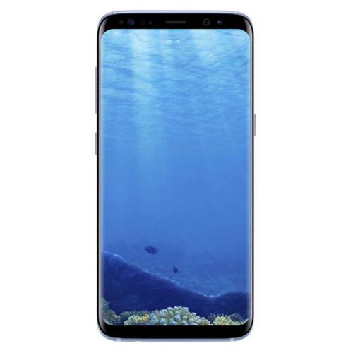 Samsung Galaxy S8 - 4G smartphone - RAM 4 Go / Mémoire interne 64 Go - microSD slot - écran OEL - 5.8 - 2960 x 1440 pixels - rear camera 12 MP - front camera 8 MP - Bleu corail