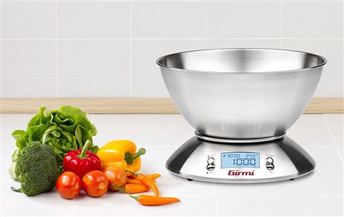 Girmi ps85 Balance de cuisine électronique bol acier