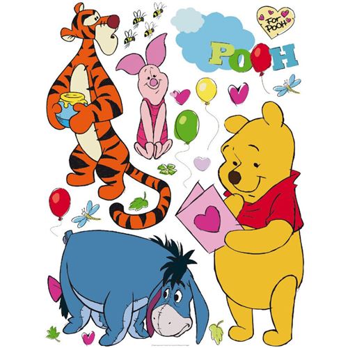 AG ART Stickers muraux Winnie et ses amis Disney