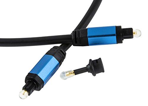 Silver HT – Câble de Fibre Optique Toslink à Toslink de 2,5 mètres