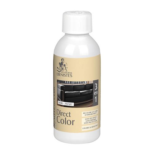 Direct Color - Recolore Le Cuir - 250ml Noir - Les Anciens ébénistes