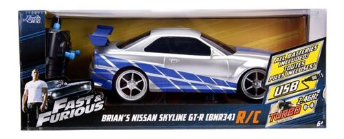 Voiture RC Fast & Furious Brian's Nissan Skyline GT-R