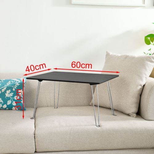 SoBuy® Table de lit pliable pour repas/ordinateur portable/PC,NOIR, FBT09-Sch FR