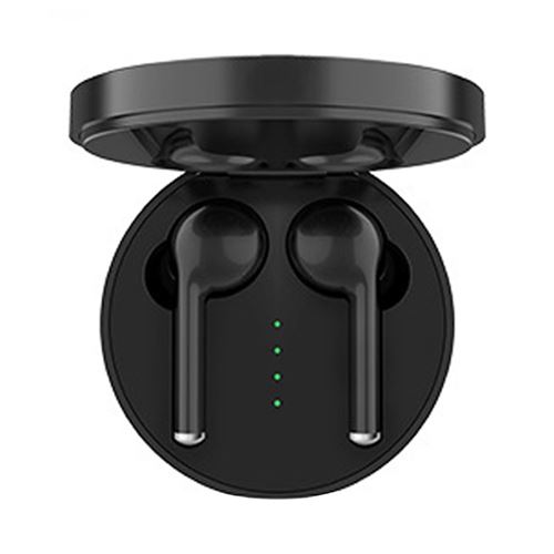 Qumox Écouteur Bluetooth 5.0 sans Fil TWS 40 V5 Oreillettes Intra-Auriculaires pour iOS/Android - Noir