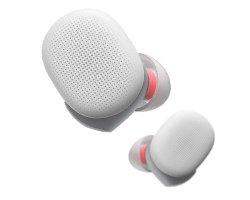 Amazfit PowerBuds - Véritables écouteurs sans fil avec micro - intra-auriculaire - Bluetooth - blanc actif