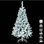 Sapin De Noel Artificiel Enneige Minnesota H 150 Cm Vert Achat Prix Fnac