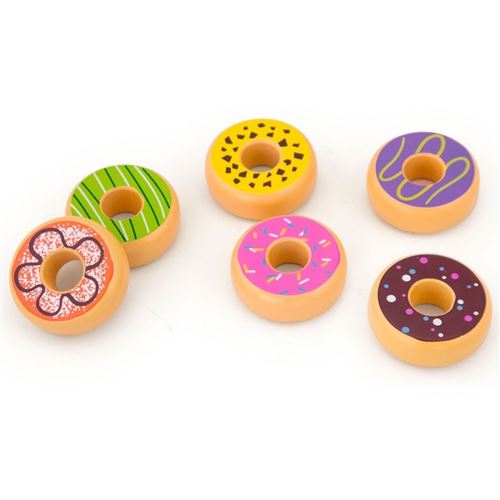Viga Toys jeu de beignets 6 pièces multicolores