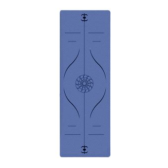 Tapis de Yoga pliable, tapis d'exercice de Fitness, Double face, TPE