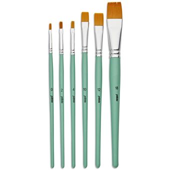 9€95 sur Lot de 17 Pinceaux de peinture en acrylique avec sac de rangement  - Outils d'application et traitement des murs - Achat & prix