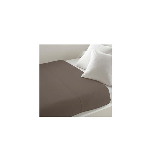 Drap plat uni 240x290 cm ZZZ taupe