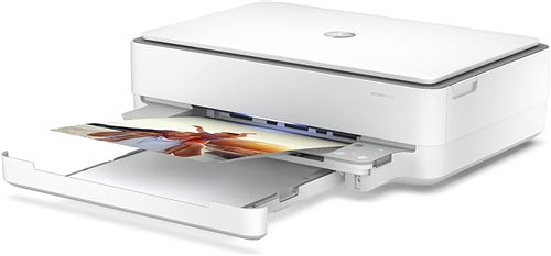 HP Envy 6020e Imprimante tout en un - Jet d'encre couleur – 3 mois  d'Instant Ink inclus avec HP+ (Photocopie, Scan, Impression, Recto/Verso,  Wifi) : : Informatique