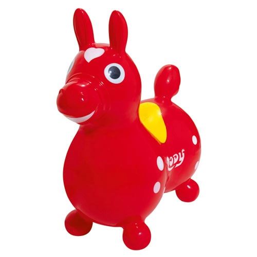 Ballon sauteur - cheval sauteur rody rouge