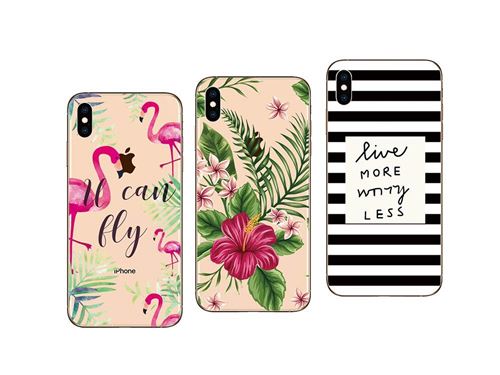 Lot De 3 Coques Compatibles Iphone Xs Max (6,5) Gel Souple Résistant Incassable Anti Choc Fantaisie Pour Apple Iphone Xs Max