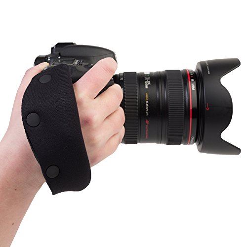 OP / TECH USA 6701232 EZ Grip, dragonne pour appareil photo en néoprène (noir)
