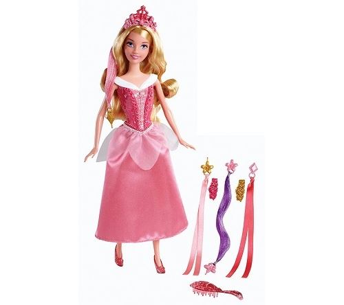 Poupée la belle au bois dormant coiffure de princesse - disney princess