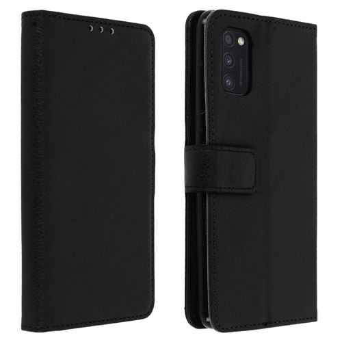 Housse pour Samsung Galaxy A41 avec Porte-carte Fonction Support Vidéo Noir