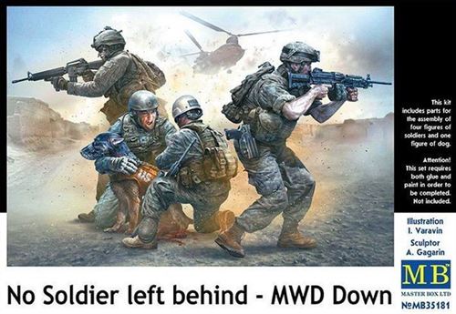 No Soldier Left Behind - Mwd Down - 1:35e - Master Box Ltd.