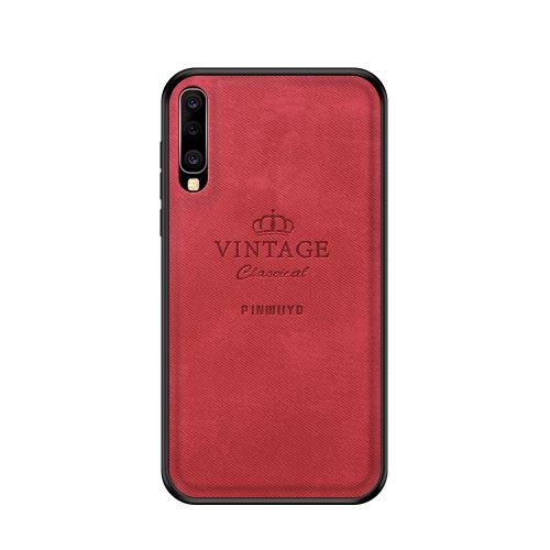 Etui en PU Honorable Series hybride rouge pour votre Samsung Galaxy A70