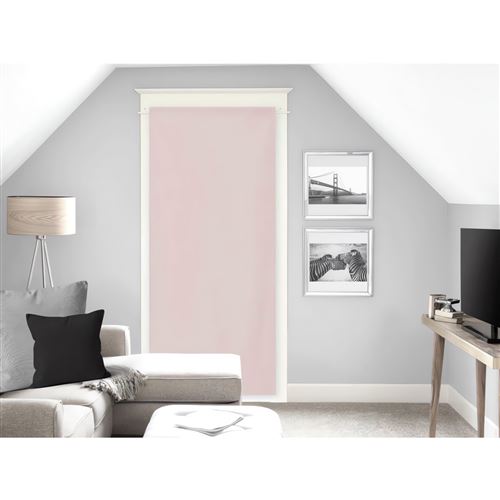 Voile pour porte fenêtre 90x200 cm DOLLY rose