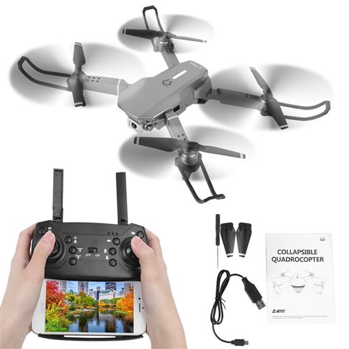 Drone L701 de Quadricoptère Portable Pliable à Télécommande WIFI à Double Caméra 4K