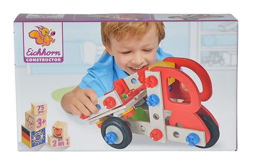 Eichhorn - 100039023 - Jeu De Construction - Constructor - Piaggio - 75 Pièces