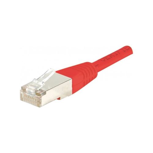 Cordon Patch RJ45 FTP CAT5e Rouge - 0,50 M