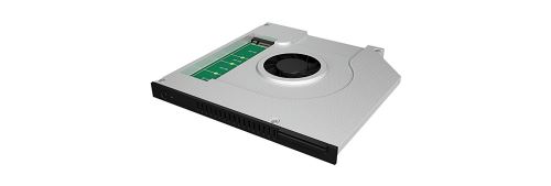 Icy Box IB-AC647 Adaptateur pour M.2 SATA SSD Argent/Vert