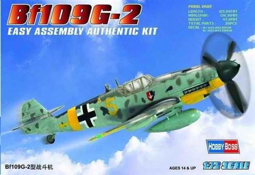 Bf109 G-2 - 1:72e - Hobby Boss