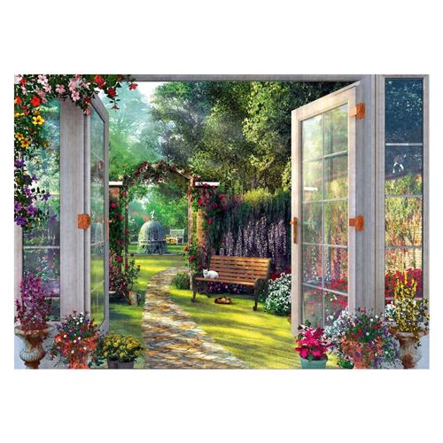 Puzzle Schmidt - Vue du jardin enchanté, 1000 pièces