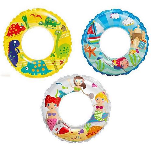 1 Bouee Gonflable 61 Cm Pour Enfant 6 -10 Ans Piscine Plage