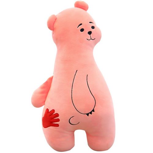 Peluche Géant en Peluche Animaux Ours Polaire Jouets en Peluche Oreiller 24 Pouces Wjpl221