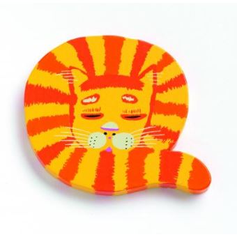Lettre animaux en bois q - djeco - 1