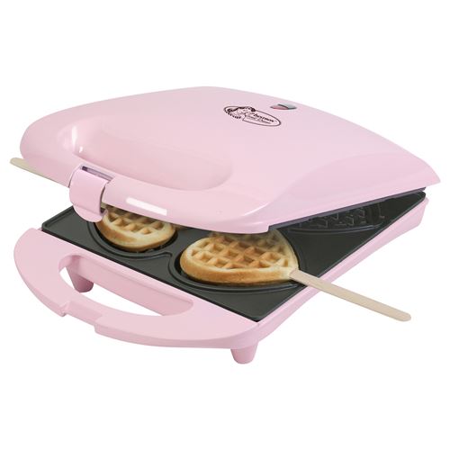 Bestron Rose Gaufrier Forme De 4 Coeurs Sur Bâtonnets 780W - Dsw271p - Sweet Dreams - Image 3