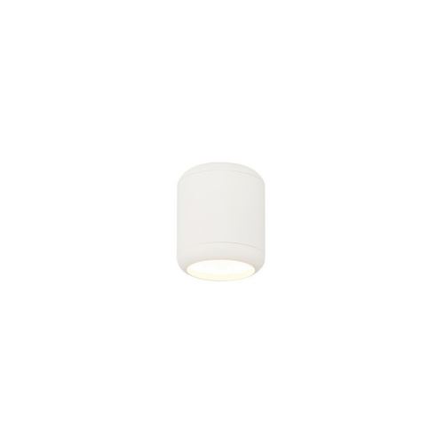 HOMEMANIA Lampe de Plafond Era II Plafonnier - à Cylindre - Murale - Blanc en Métal, 6 x 6 x 12 cm, 1 x LED, Max 5W, 3000K, 500LM Lumière Blanc Naturel