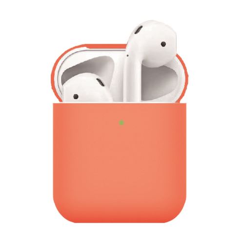GENERIQUE - Coque de protection pour Apple AirPods - Silicone - Orange - Image 2