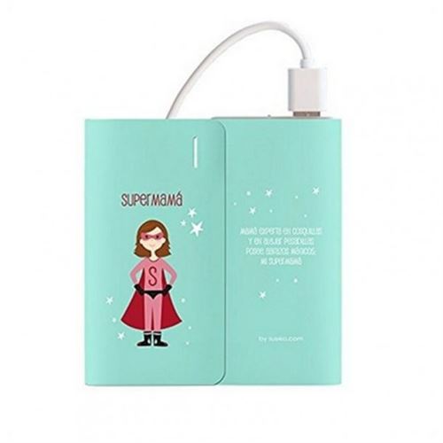 Power Bank Susiko SKPWB024 4000 mAh Vert turquoise