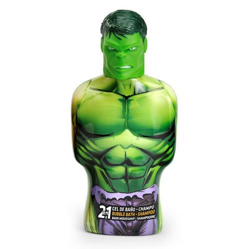 2-in-1 Gel et shampooing Avengers Hulk Cartoon (475 ml)