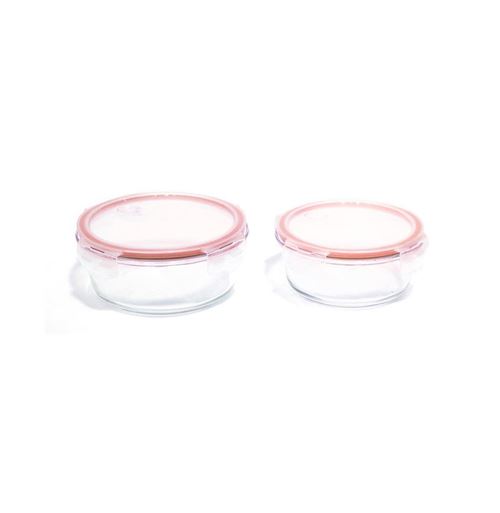 Plats en verre spécial four - Lot de 2 - Couvercle hermétique
