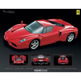 FERRARI (Enzo) - 40x50 cm - AFFICHE / POSTER - 1